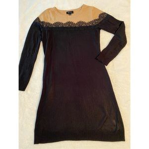 Black and brown dress